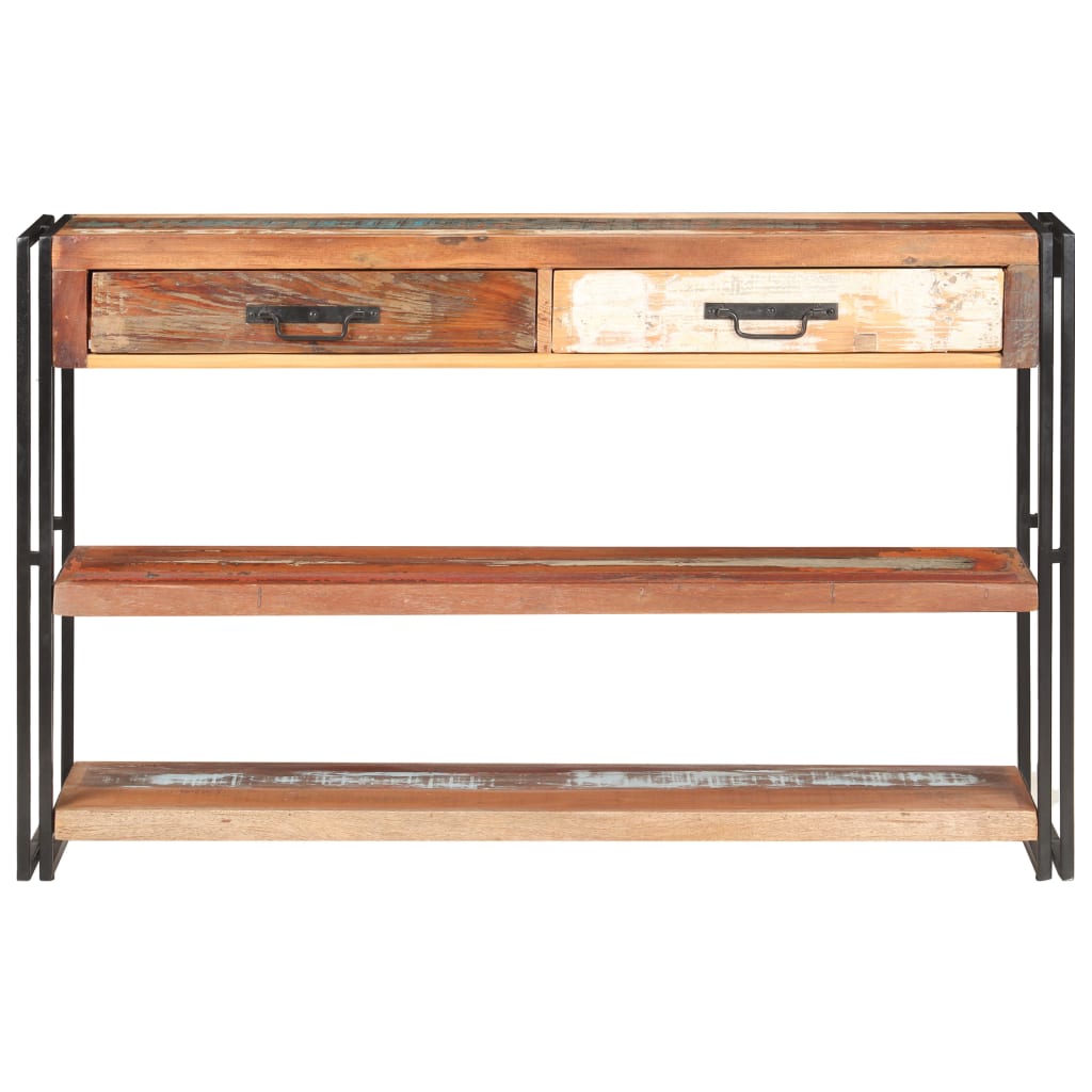 Sideboard 120x30x75 cm Solid Reclaimed Wood